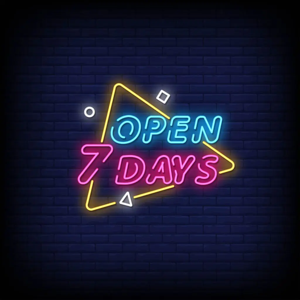 Now Welcoming Walk-ins Seven Days a Week