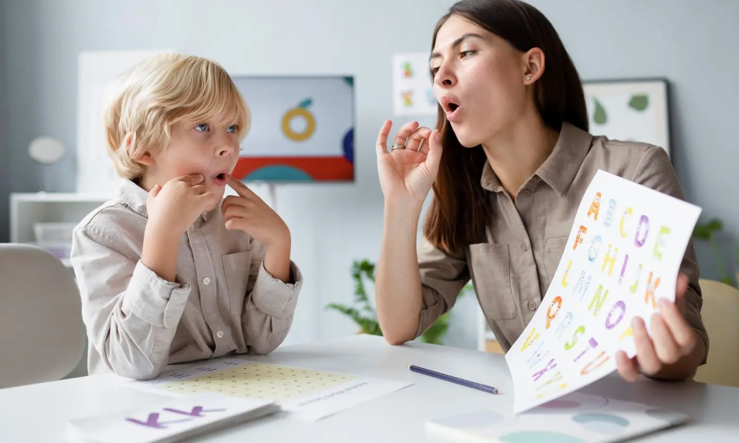 Speech pathology session at Botanic Ridge Doctors